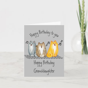 Alles Gute zum Geburtstag perfekte Enkelin Süße Ka Karte