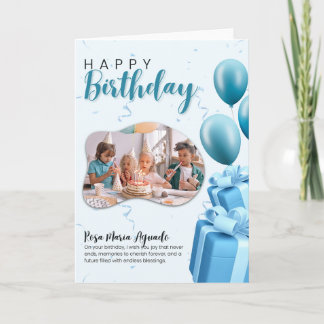 Alles Gute zum Geburtstag Personalisierbare Geburt Karte