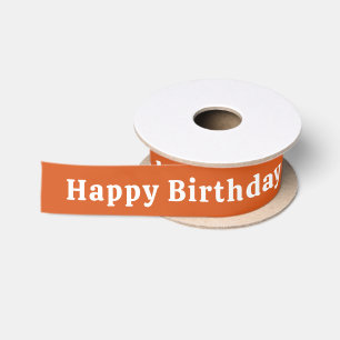 Alles Gute zum Geburtstag Personalisierter Name Or Satinband