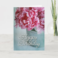 Alles Gute zum Geburtstag | Pfingstrosen auf dem T