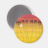 Alles Gute zum Geburtstag, Phantastischer tropisch Magnet (Vorderseite/Rückseite)