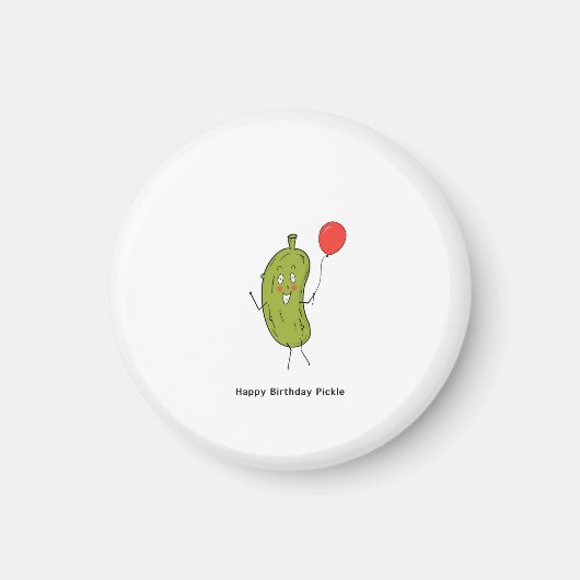 Alles Gute zum Geburtstag Pickle, pickle Magnet (Vorne)