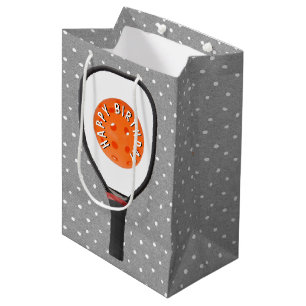 Alles Gute zum Geburtstag, Pickleball auf Paddle Mittlere Geschenktüte
