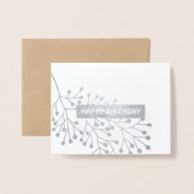 Alles Gute zum Geburtstag. Pink Botanical Watercol