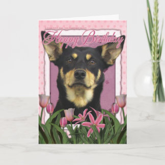 Alles Gute zum Geburtstag - Pink Tulips - Australi Karte