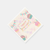 Alles Gute zum Geburtstag pnik Serviette (Ecke)