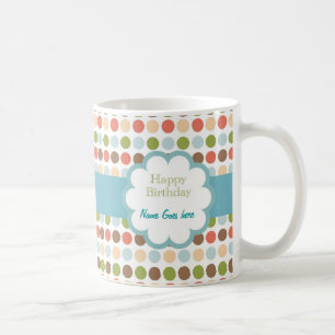 Alles Gute zum Geburtstag (poka Punkte) Kaffeetasse
