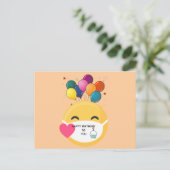 Alles Gute zum Geburtstag! Postkarte (Stehend Vorderseite)