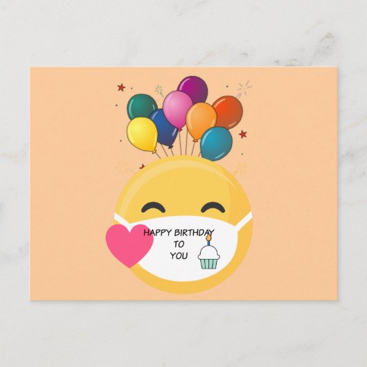 Alles Gute zum Geburtstag! Postkarte (Vorderseite)