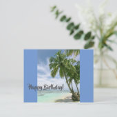 Alles Gute zum Geburtstag! Postkarte (Stehend Vorderseite)