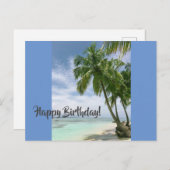 Alles Gute zum Geburtstag! Postkarte (Vorne/Hinten)