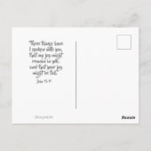 Alles Gute zum Geburtstag! Postkarte (Rückseite)