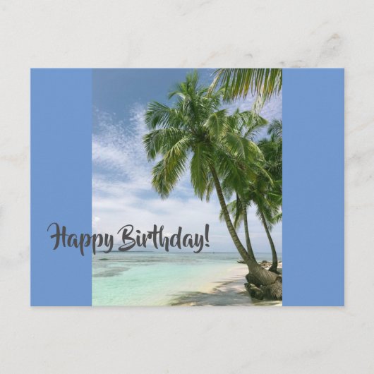 Alles Gute zum Geburtstag! Postkarte (Vorderseite)