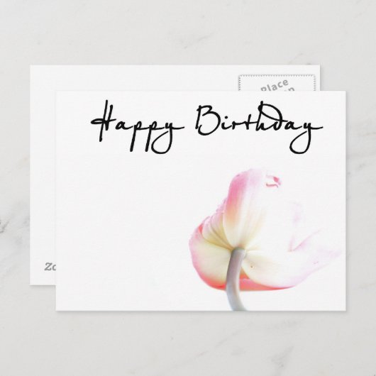 Alles Gute zum Geburtstag! Postkarte (Vorne/Hinten)