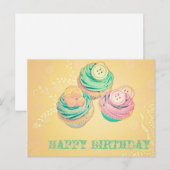 Alles Gute zum Geburtstag Postkarte (Vorne/Hinten)