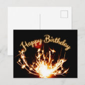 Alles Gute zum Geburtstag! Postkarte (Vorne/Hinten)