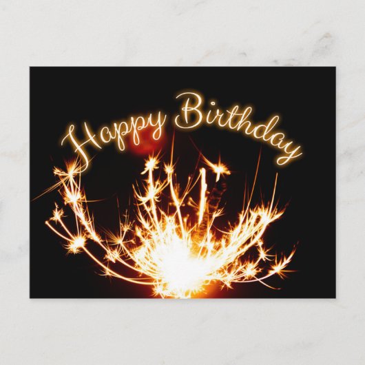 Alles Gute zum Geburtstag! Postkarte (Vorderseite)