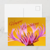 Alles Gute zum Geburtstag! Postkarte (Vorne/Hinten)