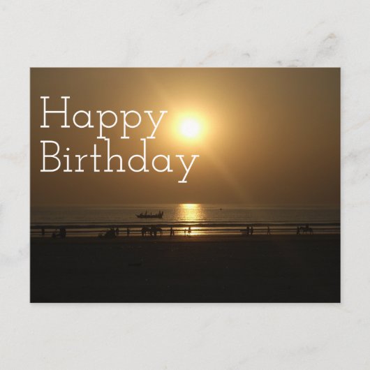 Alles Gute zum Geburtstag! Postkarte (Vorderseite)