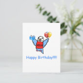 Alles Gute zum Geburtstag! Postkarte (Stehend Vorderseite)