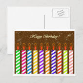 Alles Gute zum Geburtstag! Postkarte (Vorne/Hinten)