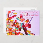 Alles Gute zum Geburtstag! Postkarte (Vorne/Hinten)