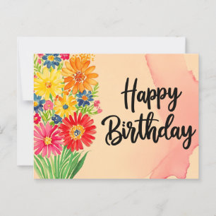Alles Gute zum Geburtstag Postkarte