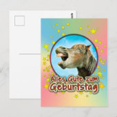 Alles Gute zum Geburtstag Postkarte (Vorne/Hinten)