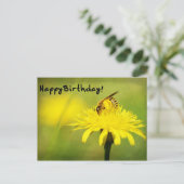 Alles Gute zum Geburtstag! Postkarte (Stehend Vorderseite)