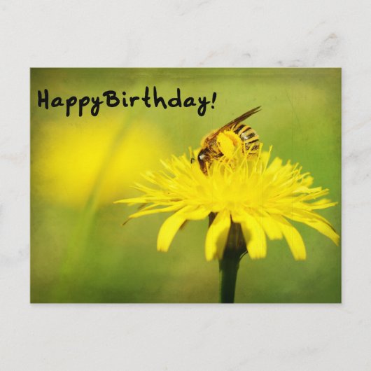 Alles Gute zum Geburtstag! Postkarte (Vorderseite)