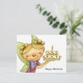 Alles Gute zum Geburtstag Postkarte (Stehend Vorderseite)