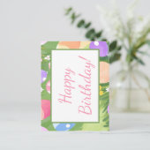 Alles Gute zum Geburtstag! Postkarte (Stehend Vorderseite)