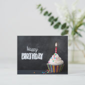 Alles Gute zum Geburtstag Postkarte (Stehend Vorderseite)