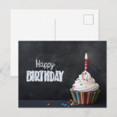 Alles Gute zum Geburtstag Postkarte (Vorne/Hinten)