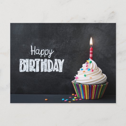 Alles Gute zum Geburtstag Postkarte (Vorderseite)