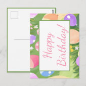 Alles Gute zum Geburtstag! Postkarte (Vorne/Hinten)