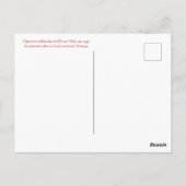 Alles Gute zum Geburtstag! Postkarte (Rückseite)