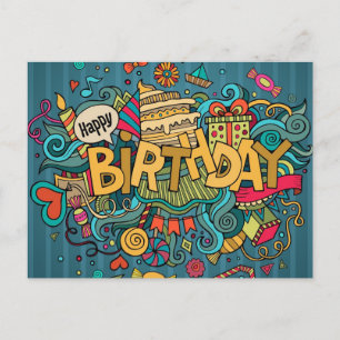 Alles Gute zum Geburtstag Postkarte