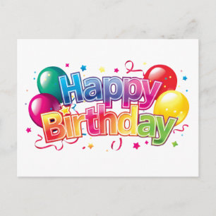 Alles Gute zum Geburtstag  Postkarte