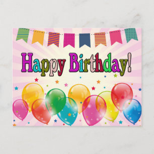 Alles Gute zum Geburtstag Postkarte