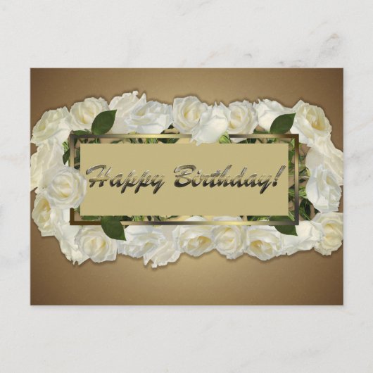 Alles Gute zum Geburtstag! Postkarte (Vorderseite)