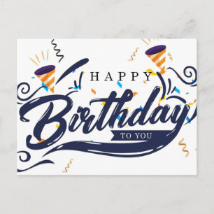 Alles Gute zum Geburtstag Postkarte