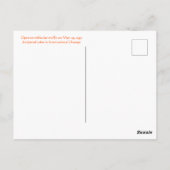 Alles Gute zum Geburtstag! Postkarte (Rückseite)