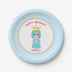 Alles Gute zum Geburtstag Prinzessin Pappteller