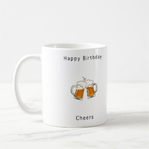 Alles Gute zum Geburtstag, Prost Bier Kaffeetasse