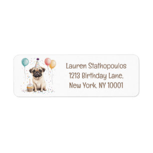 Alles Gute zum Geburtstag Pug Hund