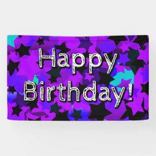 Alles Gute zum Geburtstag! Punk Stars Banner