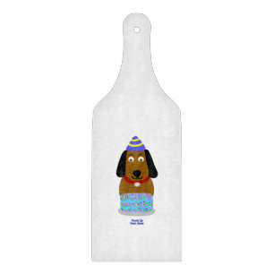 Alles Gute zum Geburtstag Pup Glas Schneidbrett Pa Schneidebrett