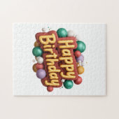 Alles Gute zum Geburtstag Puzzle (Horizontal)