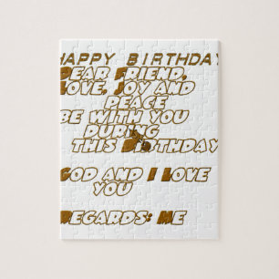 Alles Gute zum Geburtstag Puzzle